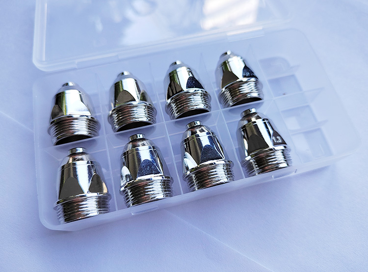 P80-leikkurin tarvikkeet Plasmaleikkauspolttimen elektrodin suuttimen k&auml;rki