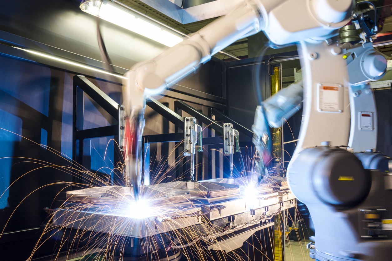 Welding Processus et Ritus diversorum generum robotici glutino
